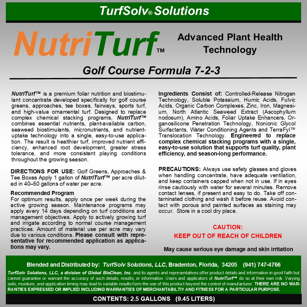 NutriTurf ™ 5 Gallons
